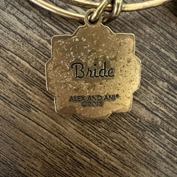 ALEX AND ANI antique gold bracelet. “Bride” edition - Picture 4 of 4